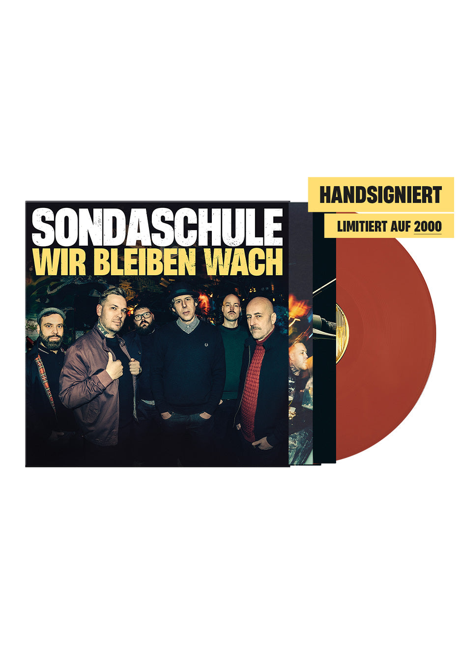 Sondaschule - Wir Bleiben Wach Ltd. Brick Red (Signed) - Colored Vinyl | Neutral-Image