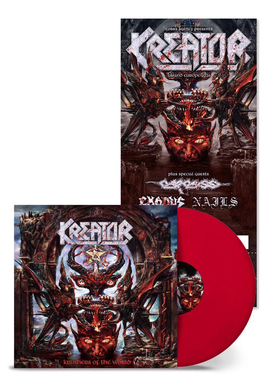Kreator - Krushers Of The World Ticket Bundle + Vinyl