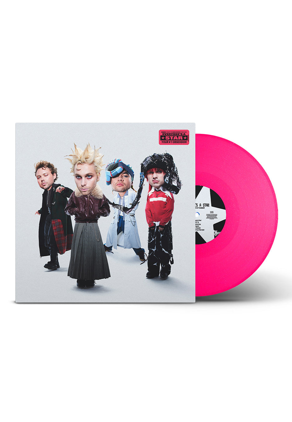 5 Seconds Of Summer - Everyone's A Star! Ltd. Hot Pink Glitter - Colored Vinyl | Neutral-Image