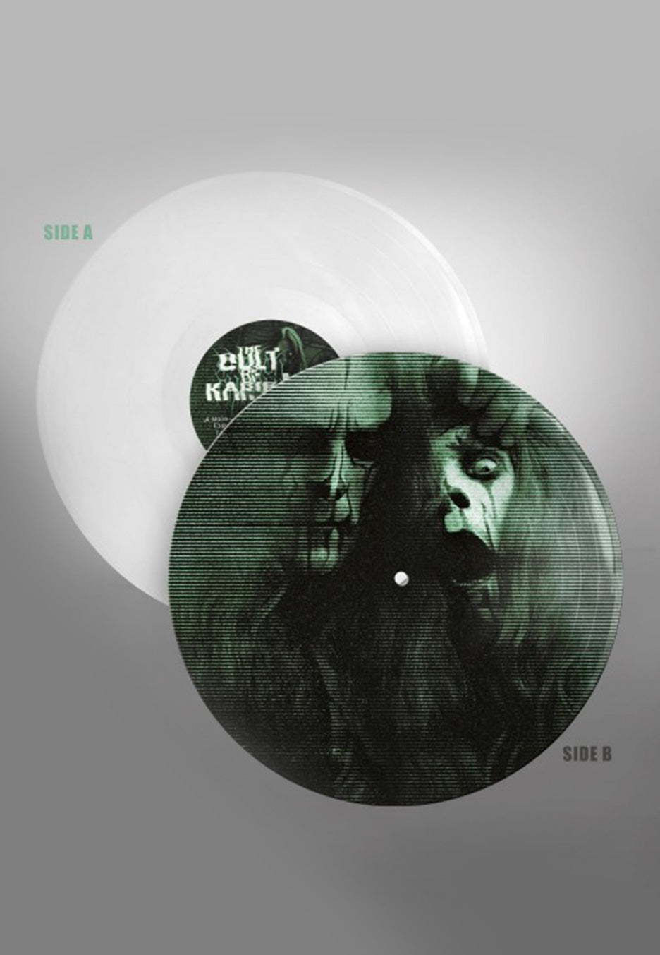 Carach Angren - The Cult Of Kariba Ltd. White w/ UV-Print on B-Side - Colored Vinyl | Neutral-Image