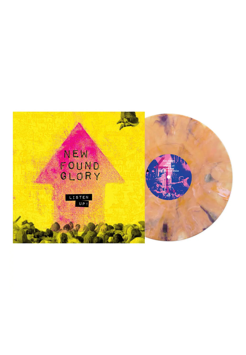New Found Glory - Listen Up! Ltd. Tropical Sunset Deluxe - Marbled Vinyl | Neutral-Image