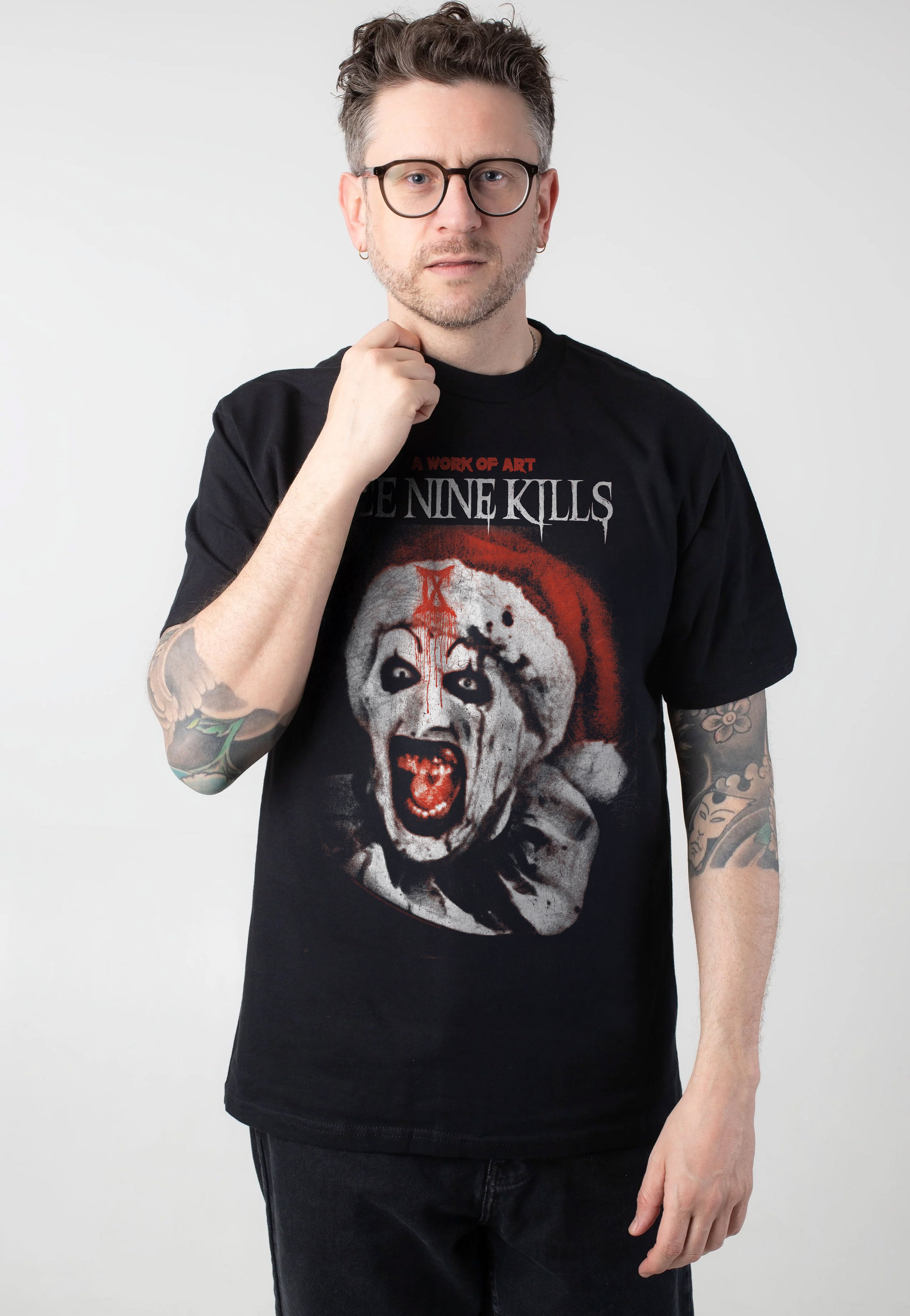 Ice Nine Kills - IX Art Santa - T-Shirt | Men-Image