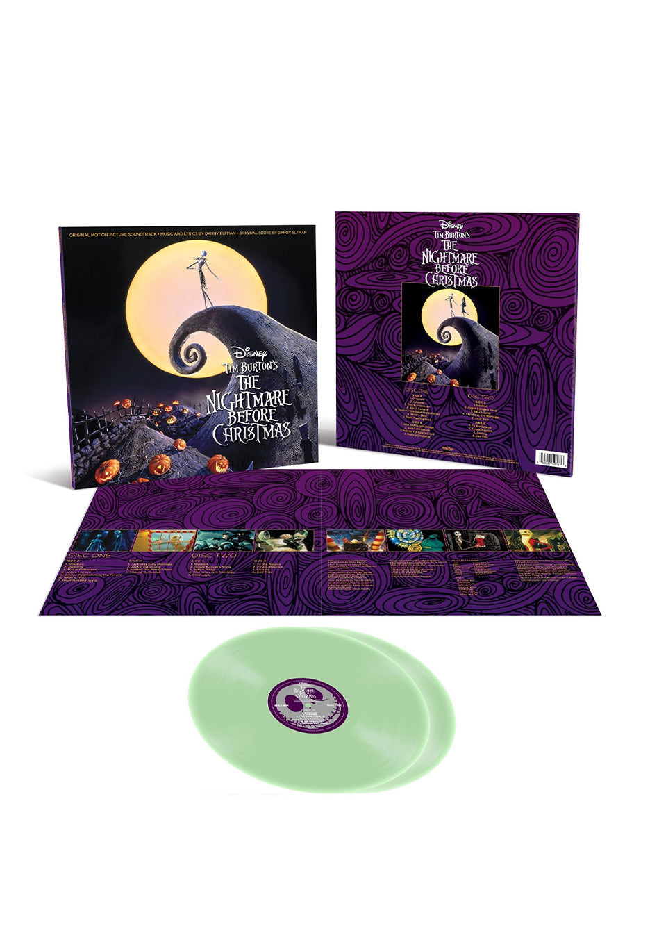 The Nightmare Before Christmas - The Nightmare Before Christmas OST Ltd. Glow In The Dark - Colored 2 Vinyl | Neutral-Image