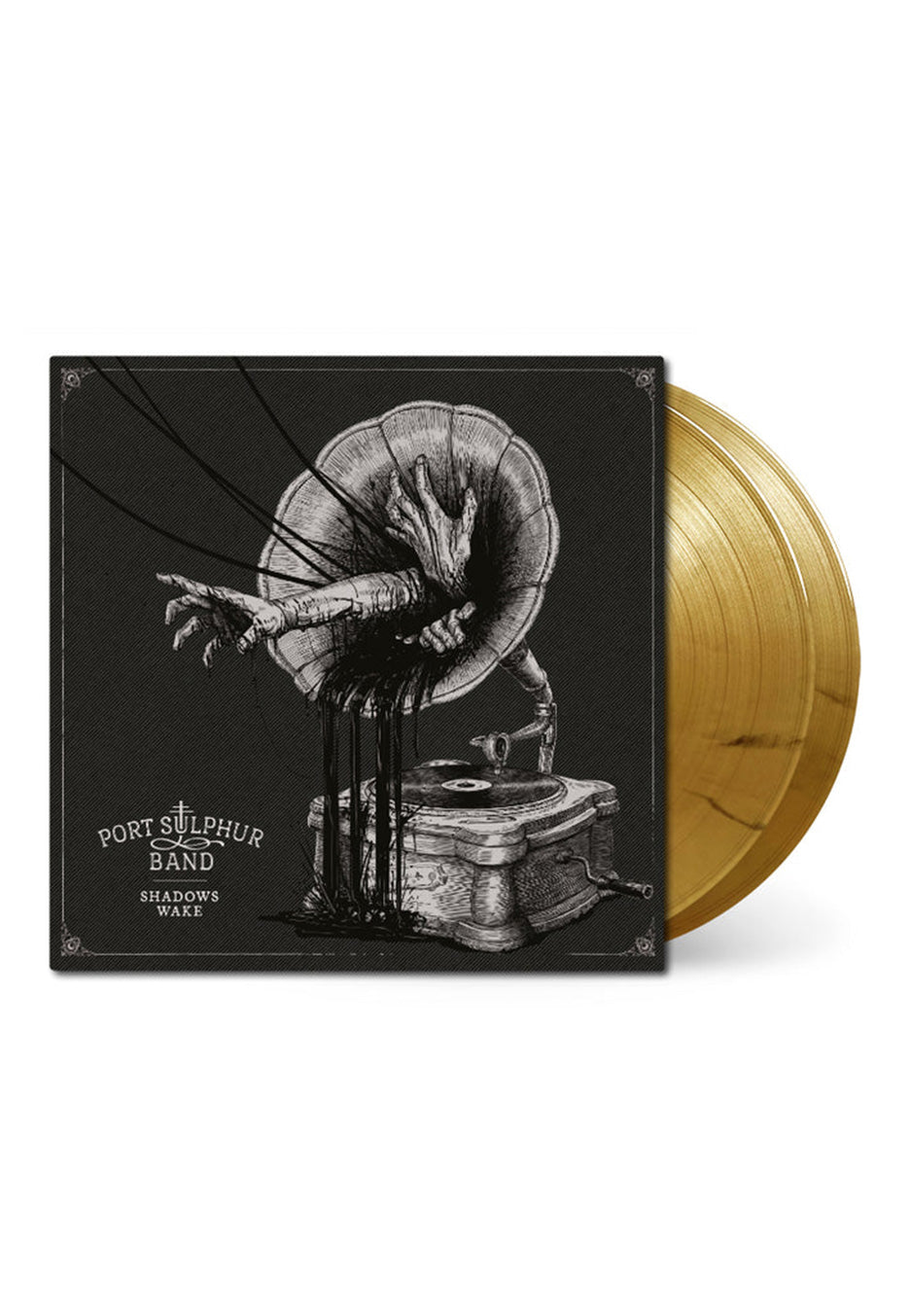 Port Sulphur Band - Shadows Wake (Music From Hunt Showdown) Ltd. Gold/Black - Marbled 2 Vinyl | Neutral-Image