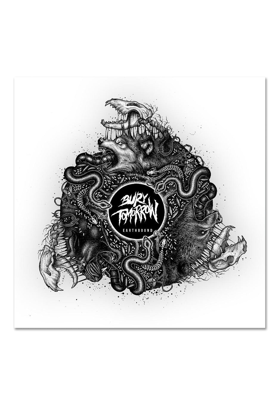 Bury Tomorrow - Earthbound Ltd. Clear w/ Black/White - Splattered Vinyl | Neutral-Image