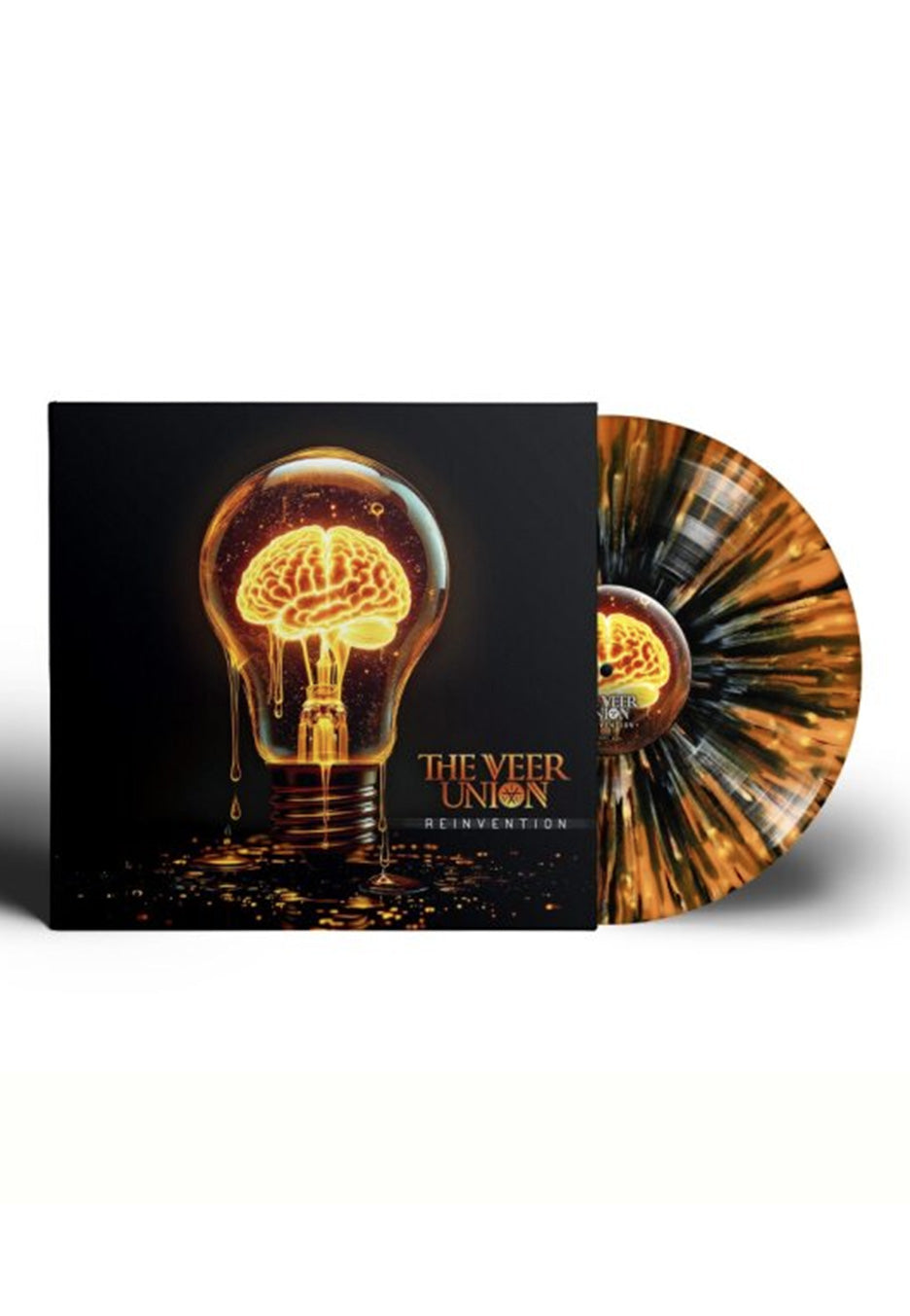 The Veer Union - Reinvention Ltd. Orange w/ Black/Yellow - Splattered Vinyl | Neutral-Image