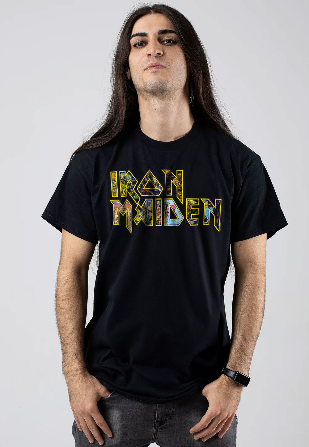 Iron Maiden - Eddies Logo - T-Shirt | Men-Image