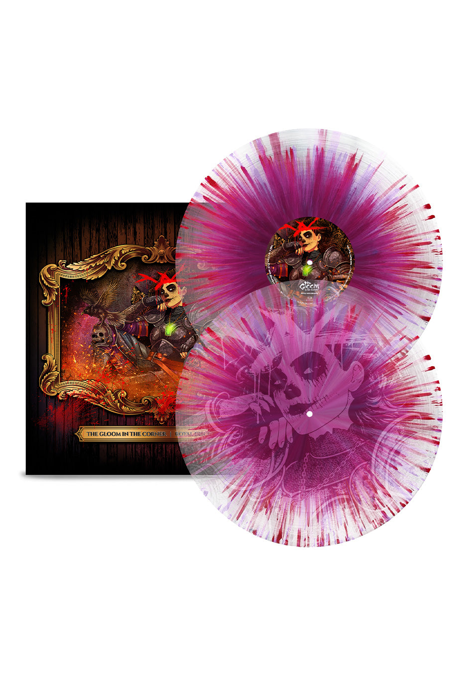 The Gloom In The Corner - Royal Discordance Clear w Purple/Red - Splattered 2 Vinyl | Neutral-Image