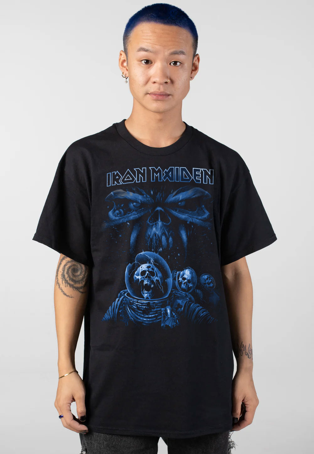 Iron Maiden - Final Frontier Blue Spaceman - T-Shirt | Men-Image