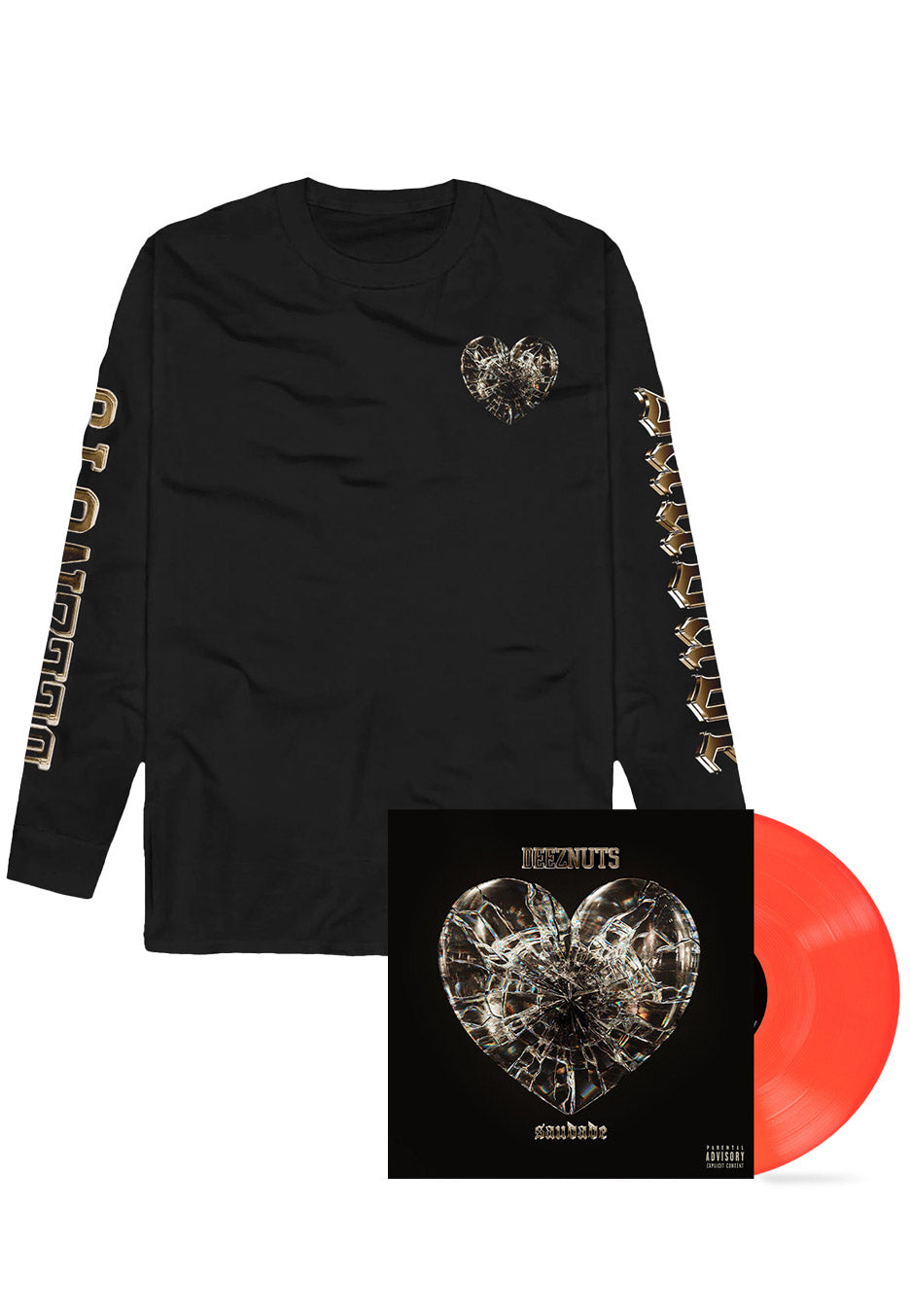 Deez Nuts - Saudade Ltd. Neon Orange - Colored Vinyl + Saudade - Longsleeve