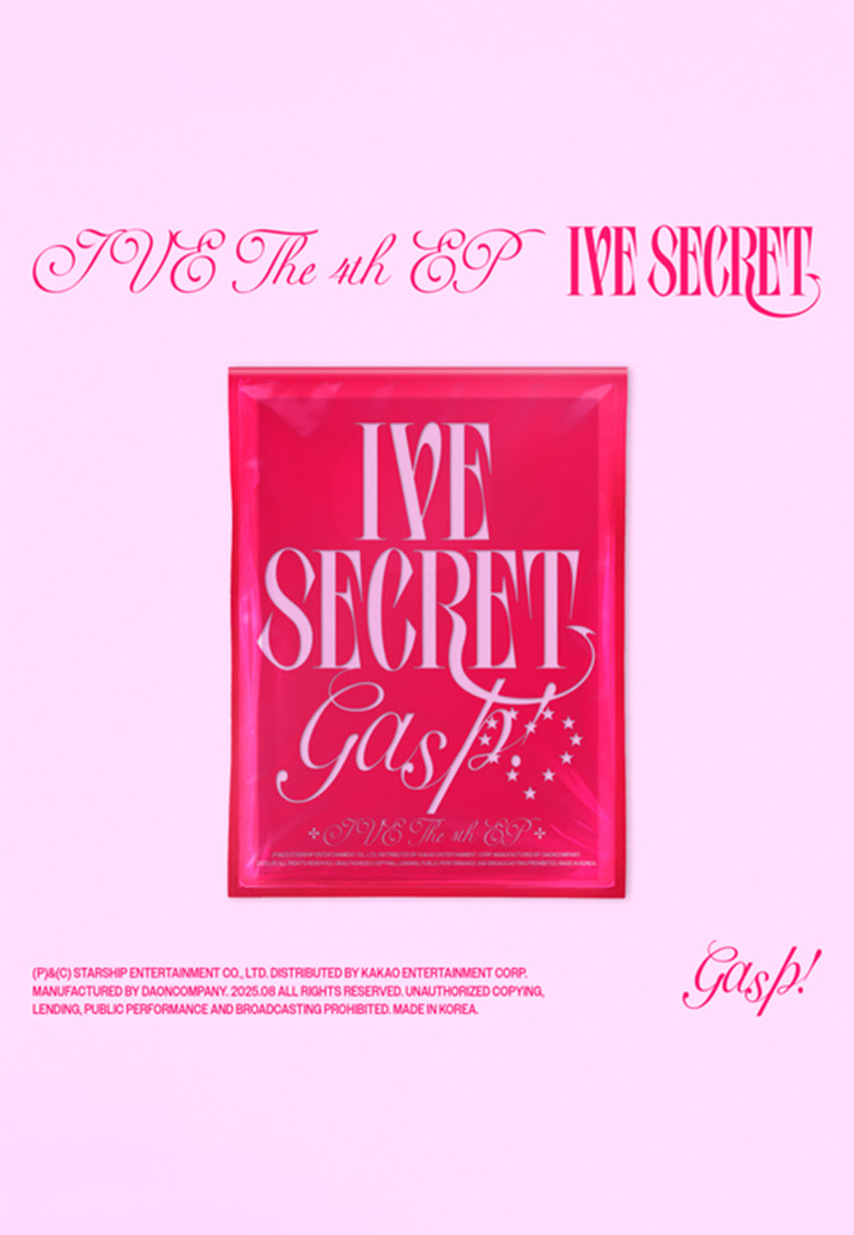 IVE - Ive Secret (Gasp! Version) - CD | Neutral-Image