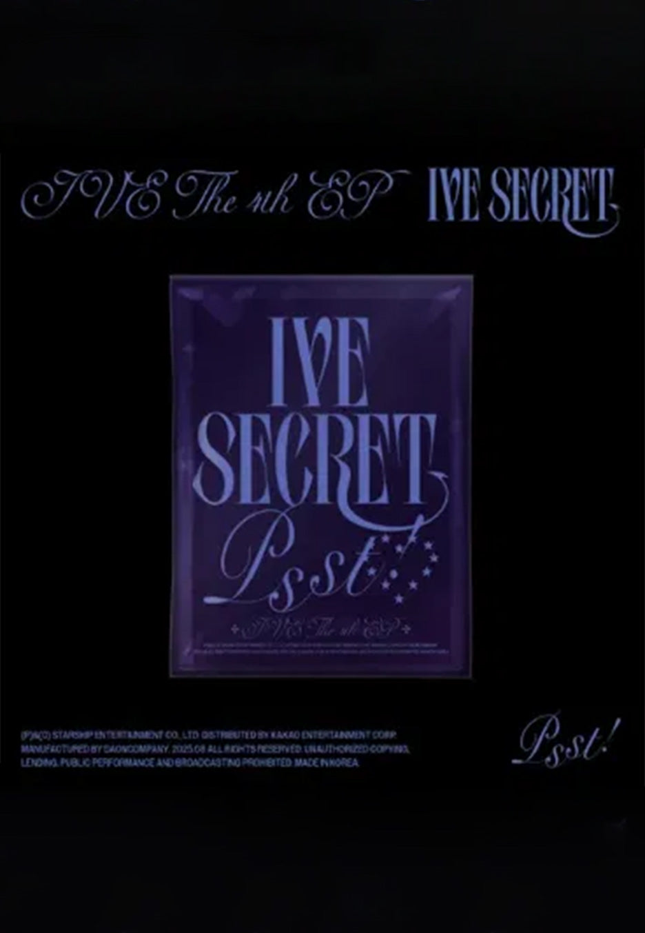 IVE - Ive Secret (Psst! Version) - CD | Neutral-Image