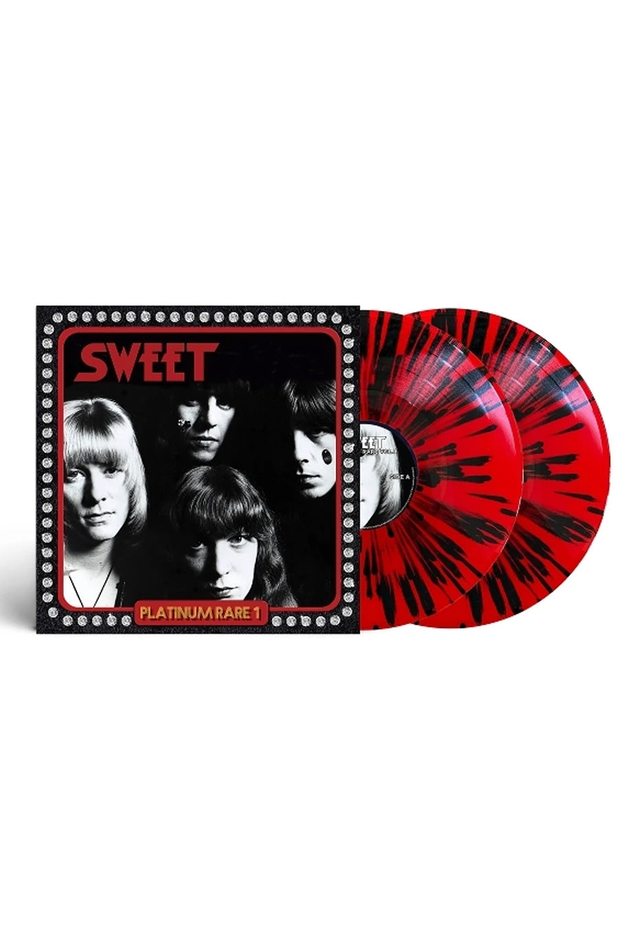 Sweet - Platinum Rare 1 Ltd. Red/Black - Splattered 2 Vinyl | Neutral-Image