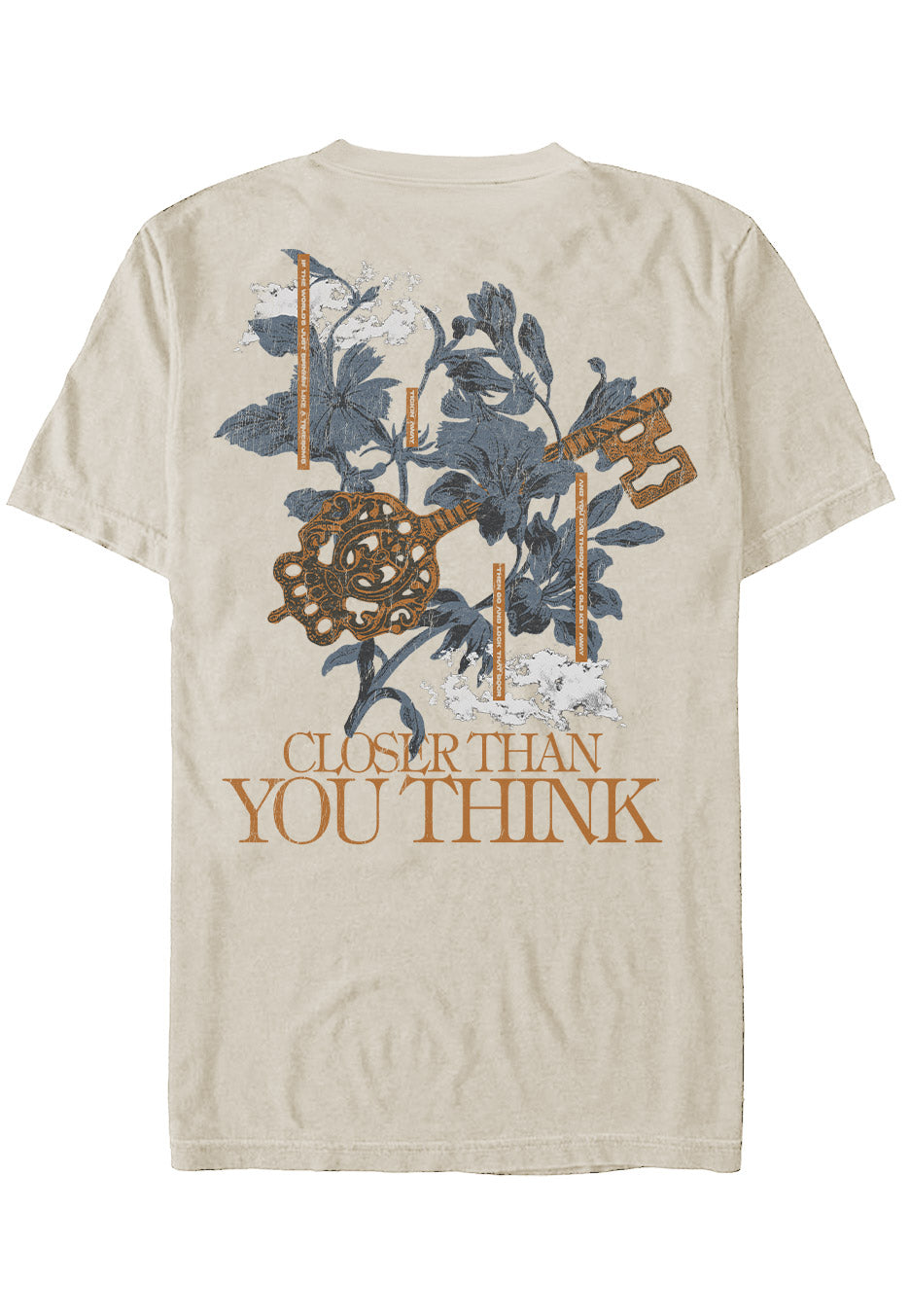 A Day To Remember - Closer Key Natural - T-Shirt | Neutral-Image