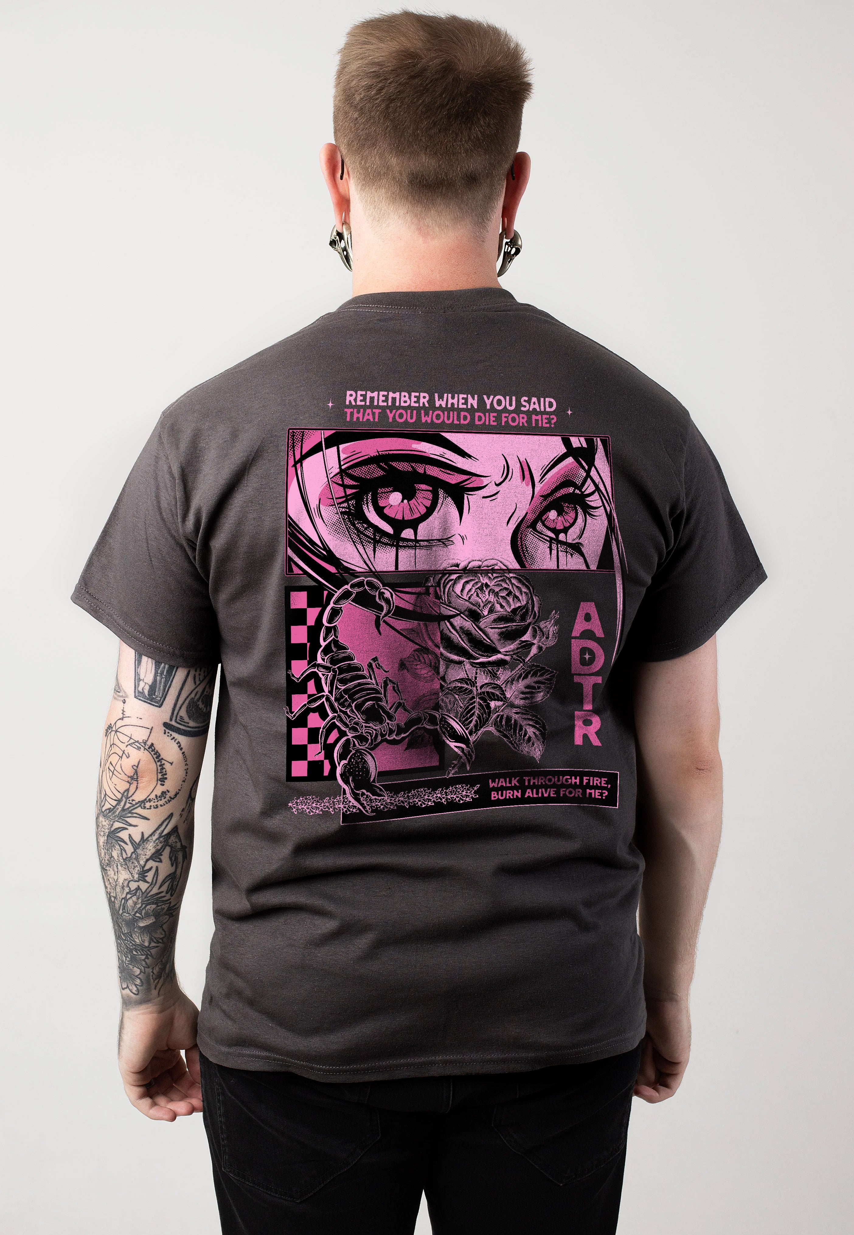 A Day To Remember - Scorpion Charcoal - T-Shirt | Men-Image