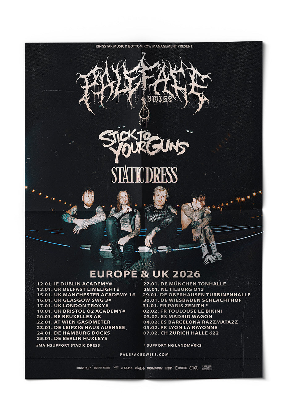 Paleface Swiss - 27.01.2026 München - Ticket + Poster + Vinyl