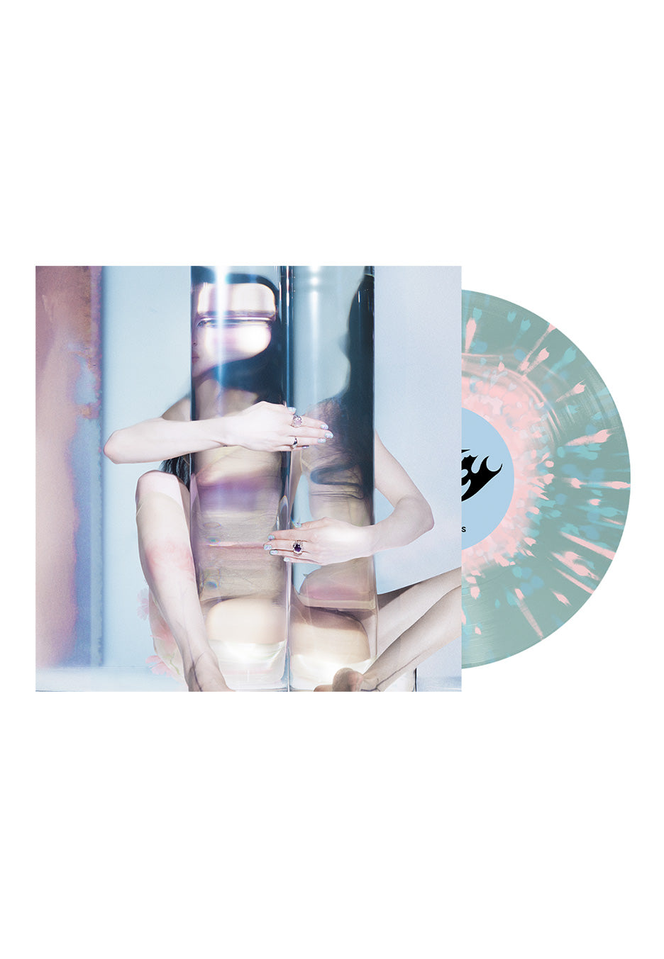 Poppy - Empty Hands Ltd. Pink in Ice Blue w/ Pink + Blue Indie Exclusive - Splattered Vinyl | Neutral-Image