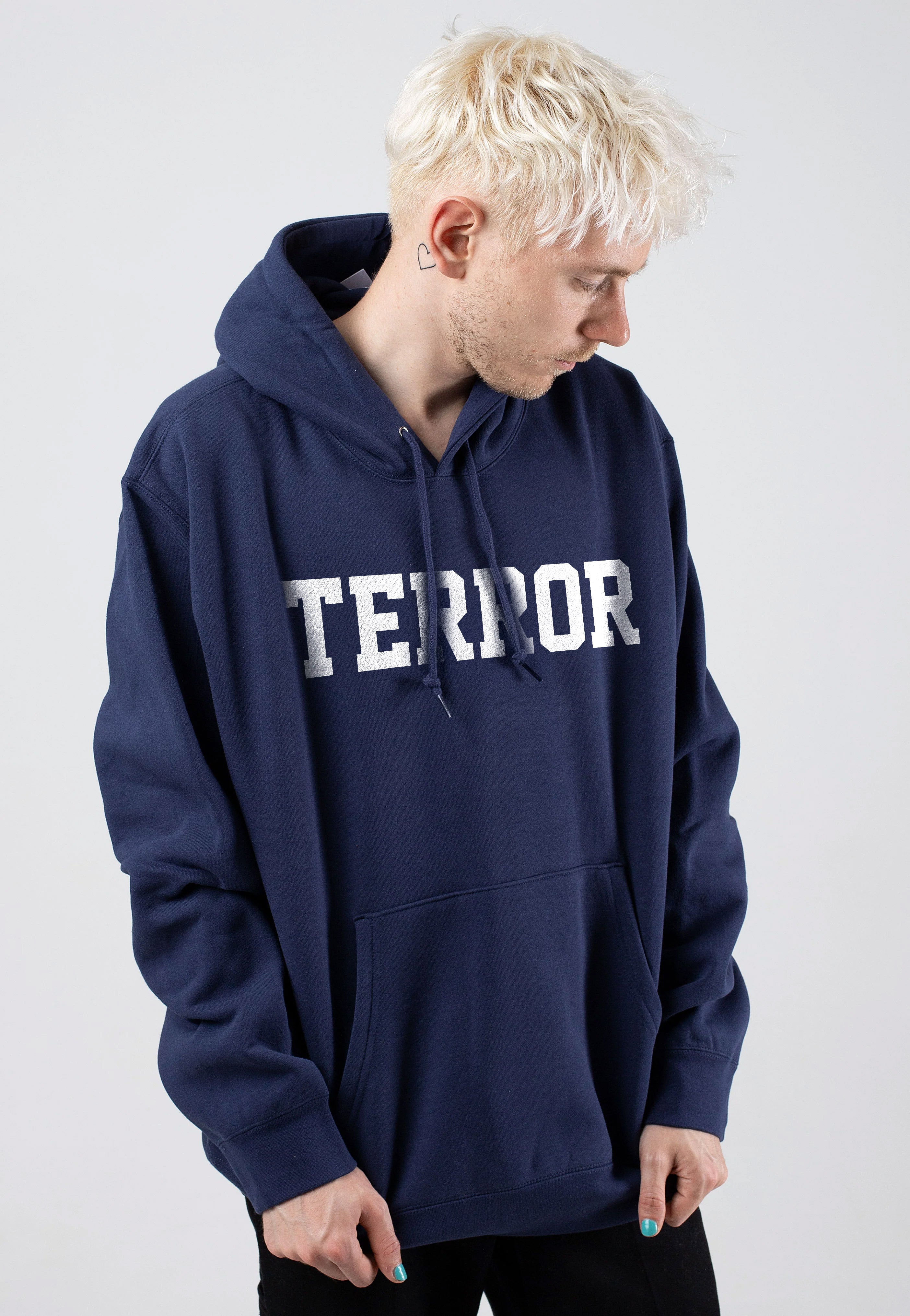 Terror - Deep Rooted Navy - Hoodie | Men-Image