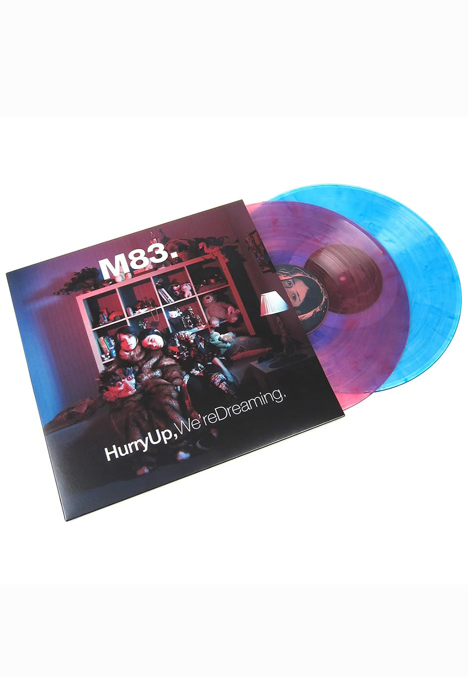 M83 - Hurry Up, We're Dreaming (15th Anniversary) Ltd. Clear Pink & Clear Blue - Colored 2 Vinyl | Neutral-Image