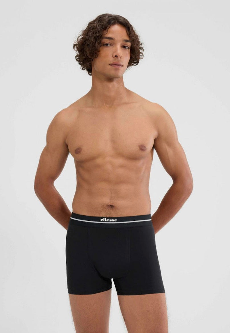 Ellesse - Ambria Pack Of 3 Black Mono - Boxershorts | Men-Image