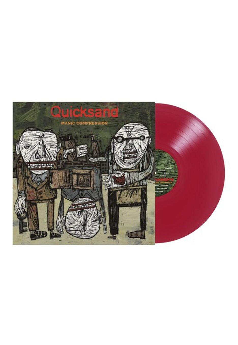 Quicksand - Manic Compression (30th Anniversary) Ltd. Open Heart Red - Colored Vinyl | Neutral-Image
