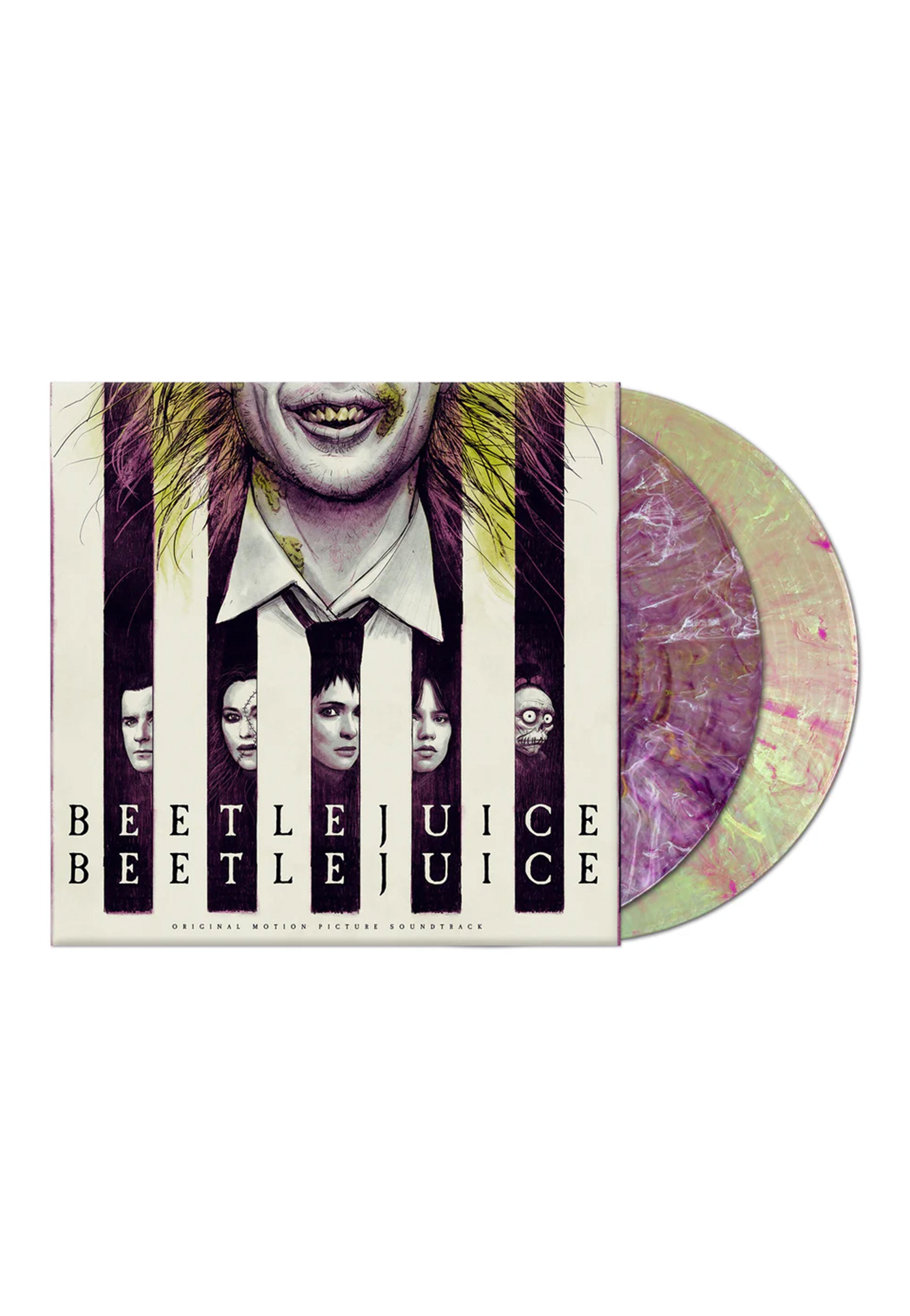Beetlejuice - Beetlejuice Beetlejuice OST Ltd. Purple & Green - Marbled 2 Vinyl | Neutral-Image
