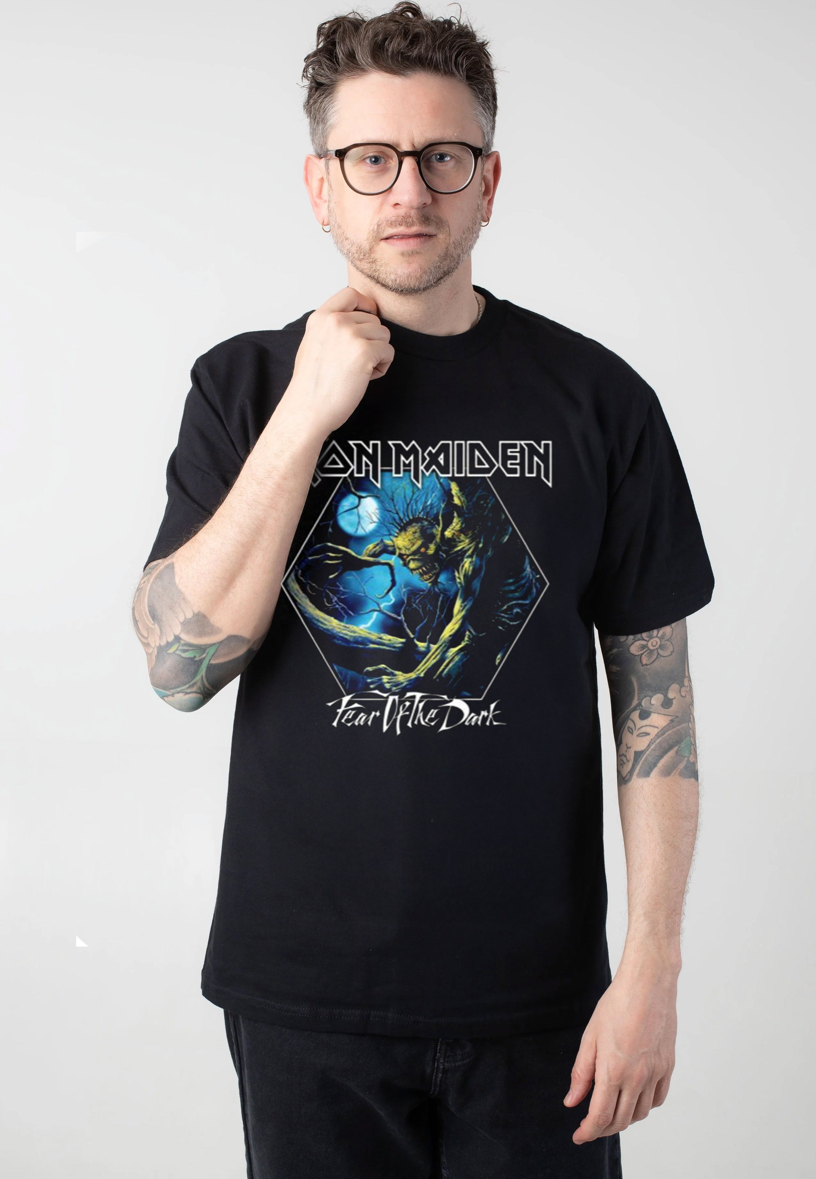Iron Maiden - Fear Of The Dark Hexagon - T-Shirt | Men-Image