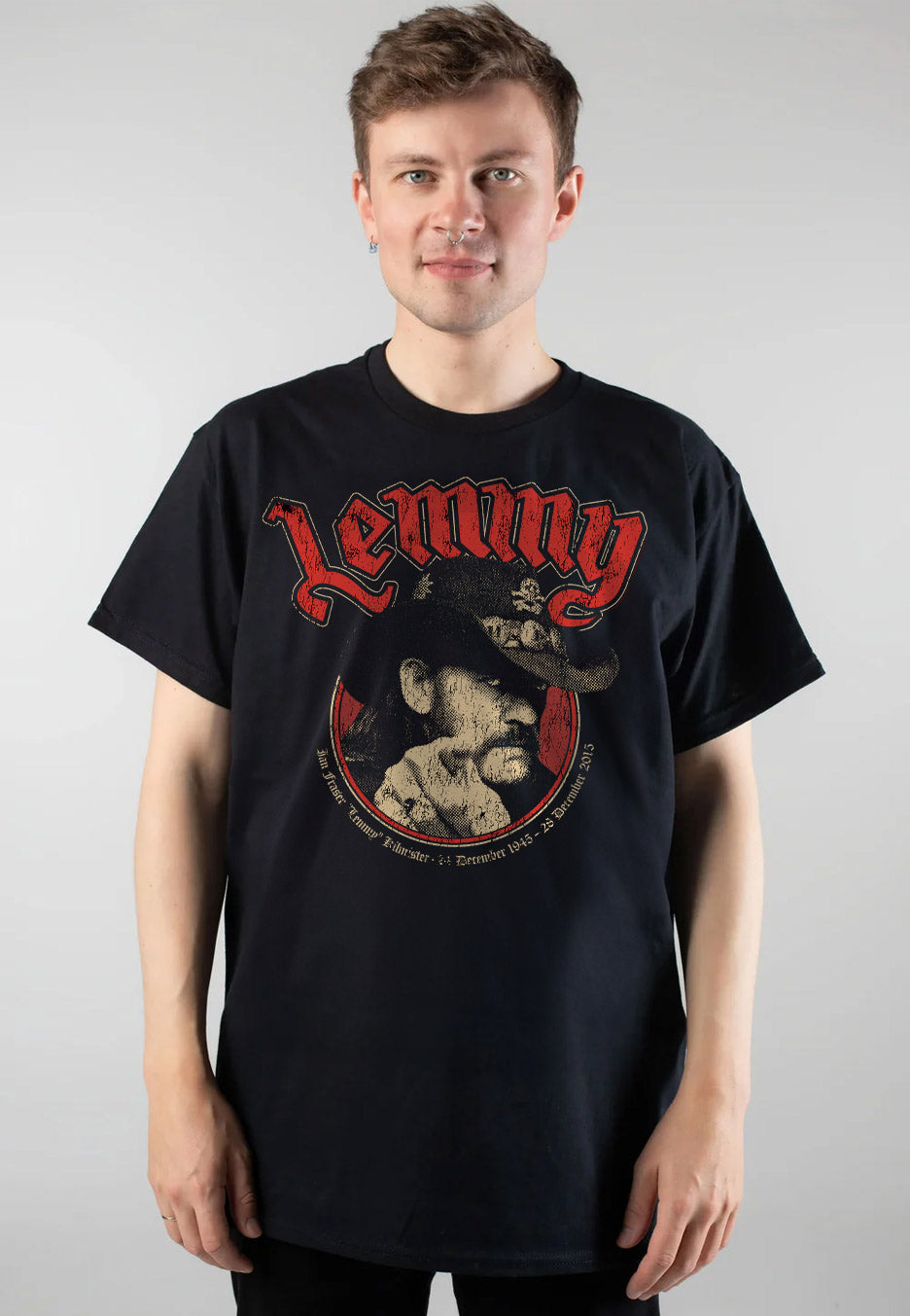 Lemmy Kilmister - Point Circle - T-Shirt | Men-Image