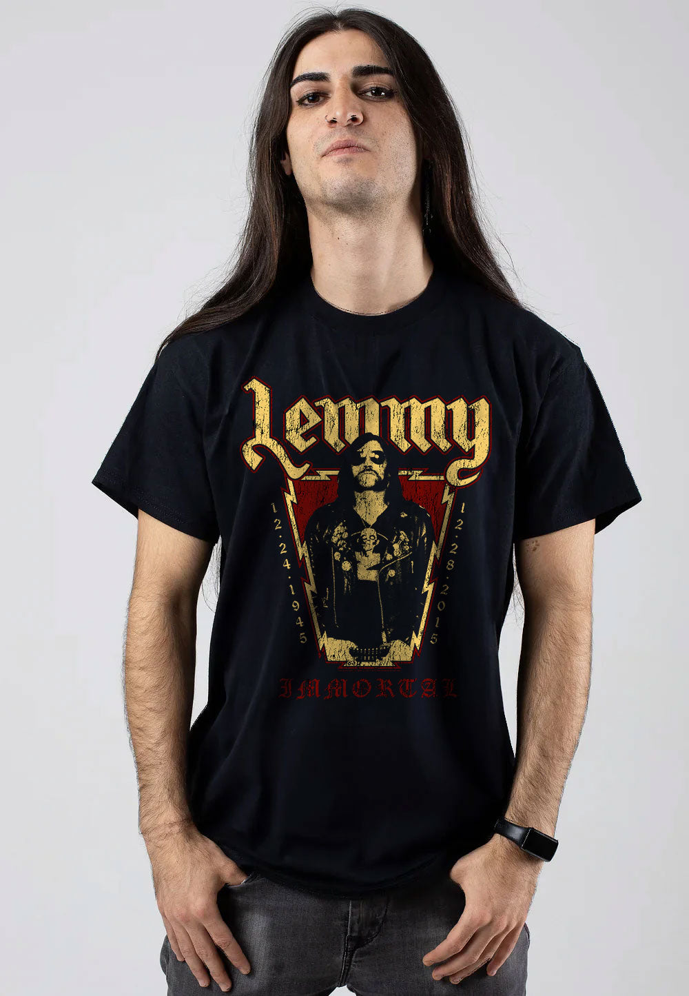 Lemmy Kilmister - Immortal - T-Shirt | Men-Image