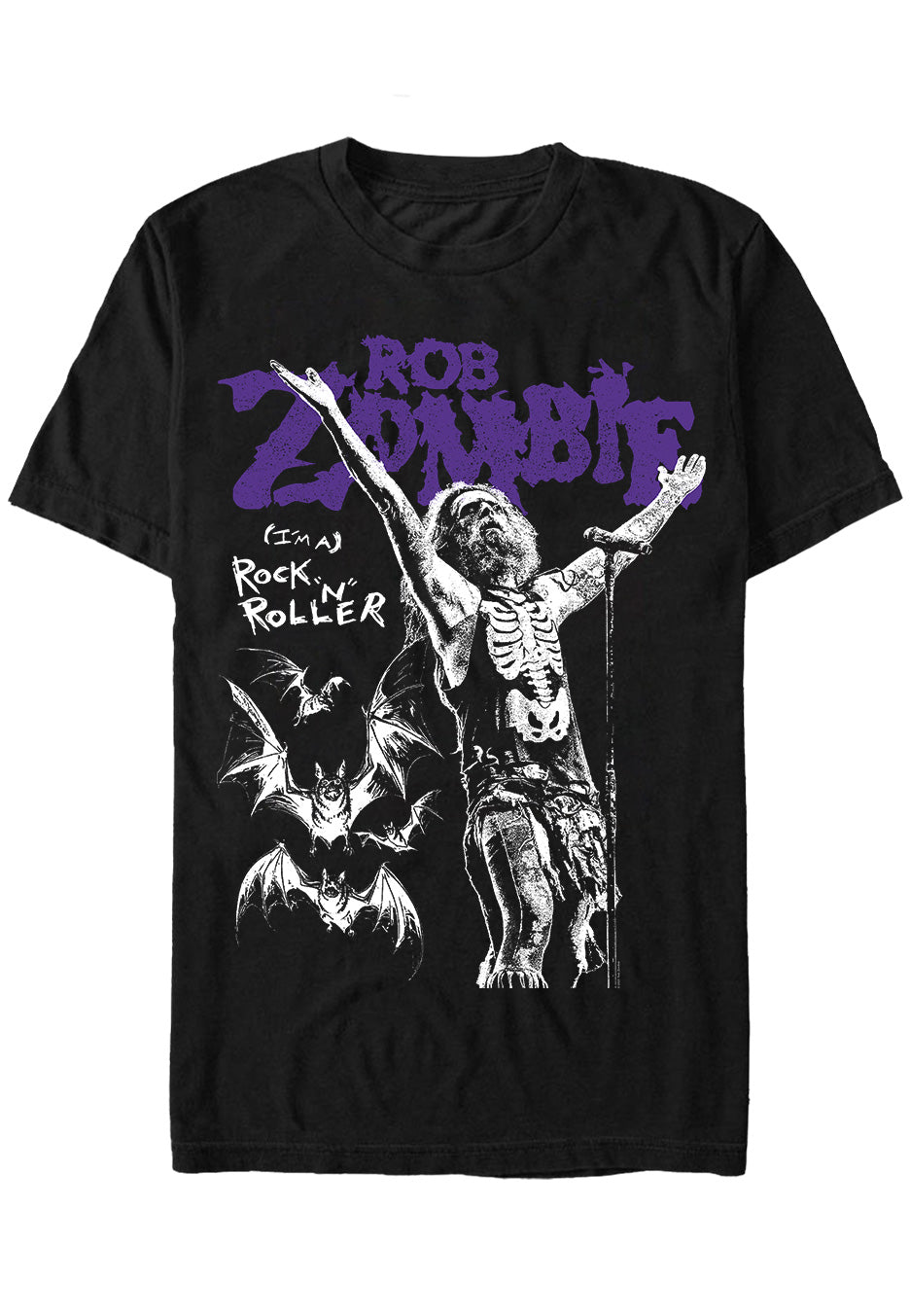 Rob Zombie Bats RNR - T-Shirt | Impericon