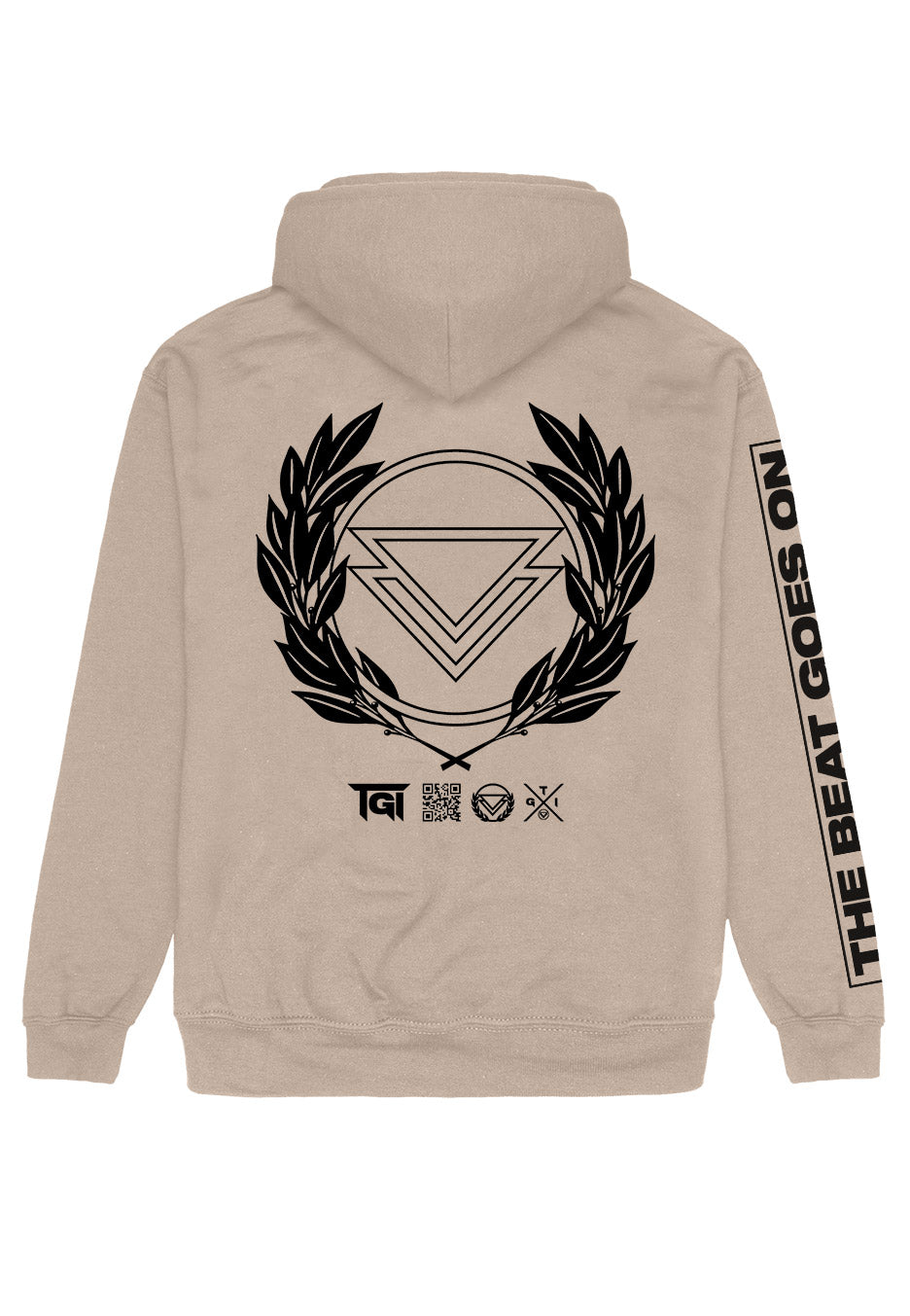 The Ghost Inside - Laurel Wreath Sand - Hoodie | Neutral-Image