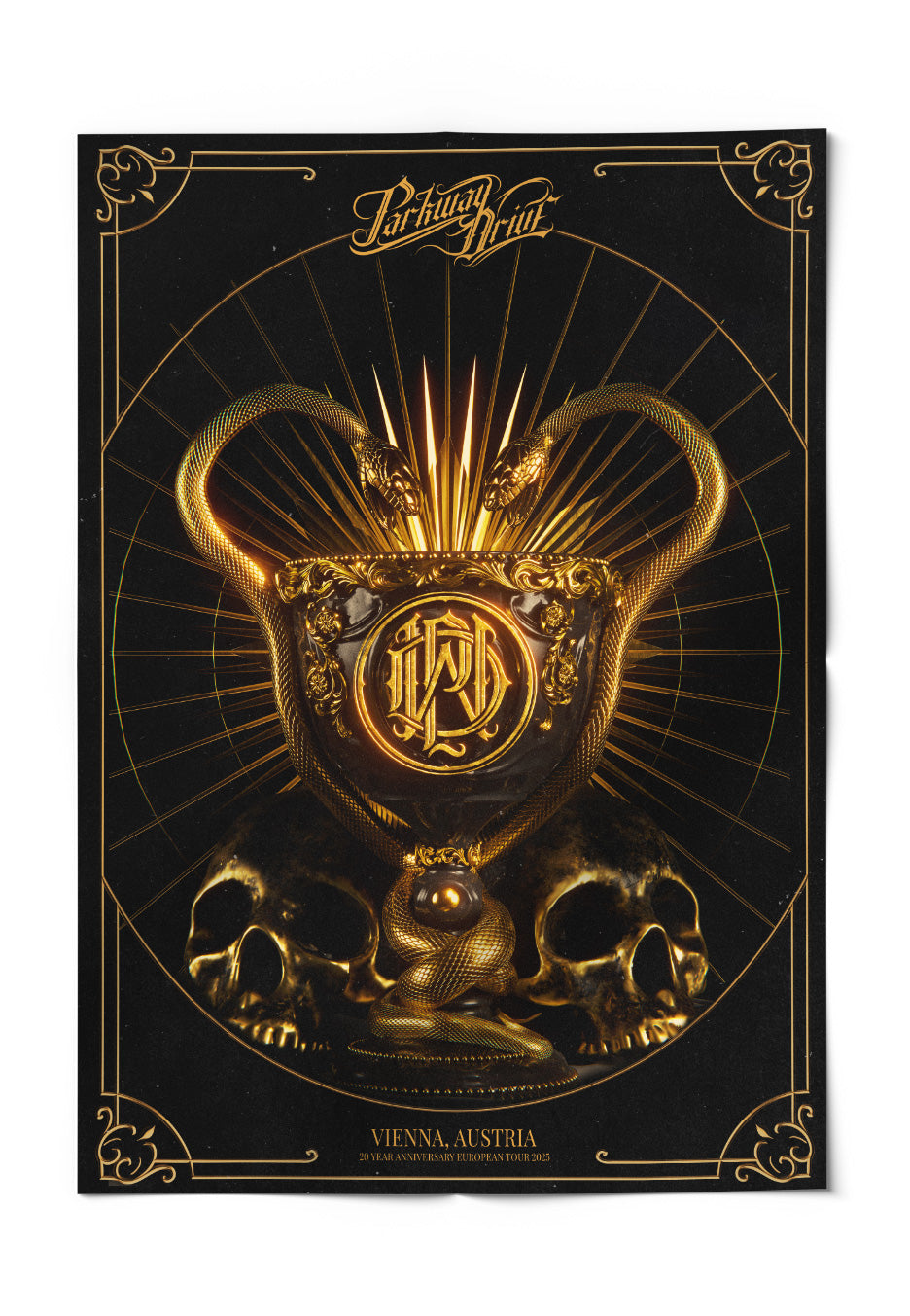 Parkway Drive - Vienna Pop Up 2025 - Poster | Neutral-Image
