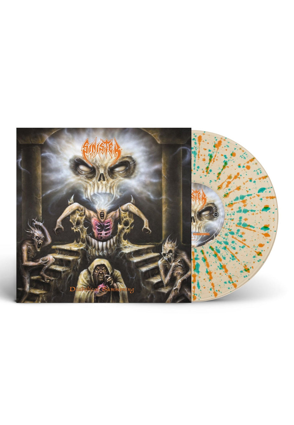 Sinister - Diabolical Summoning Ltd. Clear w/ Turquoise/Green - Splattered Vinyl | Neutral-Image