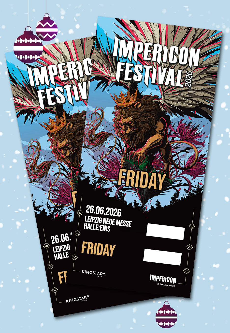 Impericon Festival Leipzig - 26.06.2026 XMAS Special - Friday Ticket | Neutral-Image
