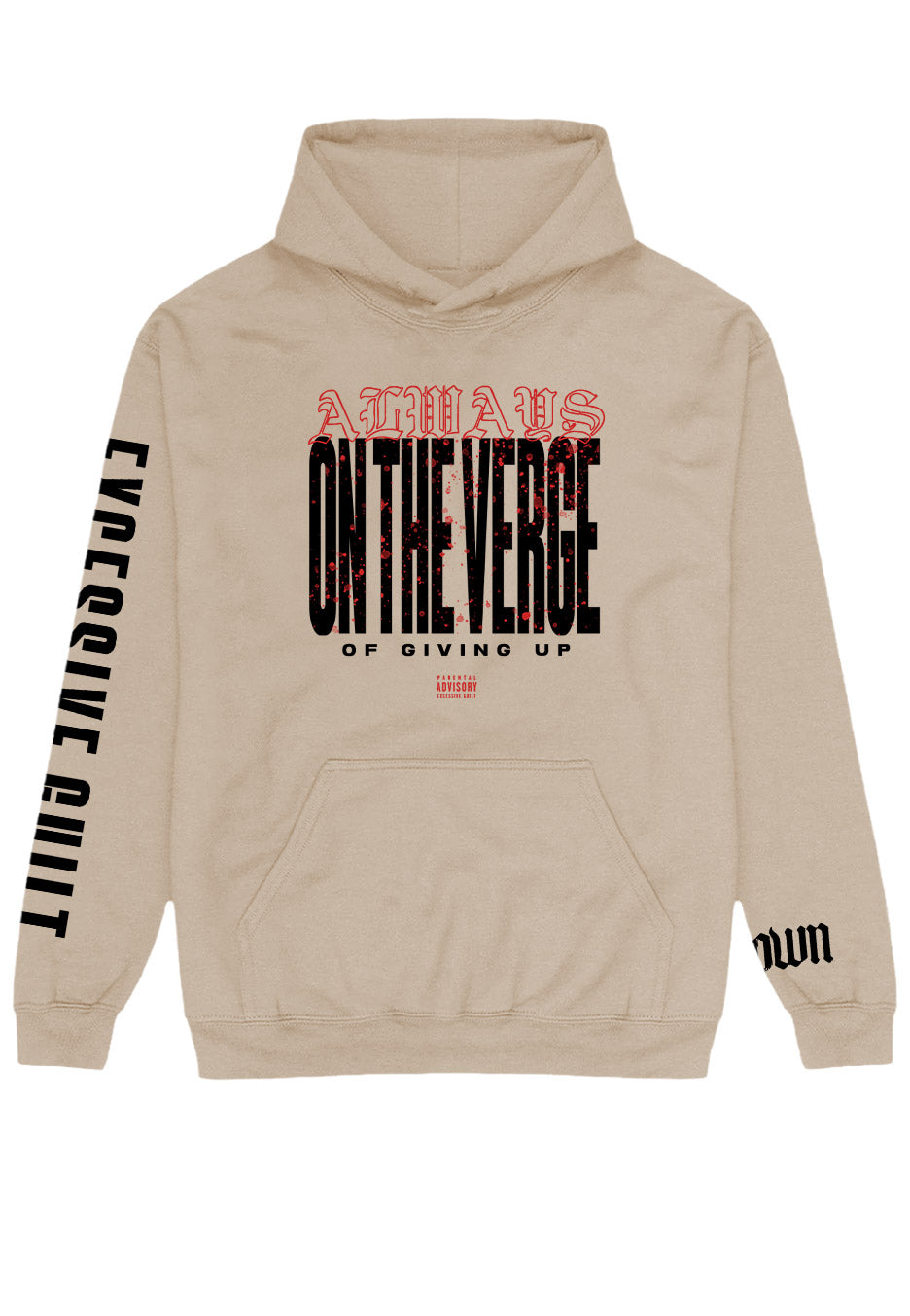 Thrown - On The Verge Sand - Hoodie | Neutral-Image