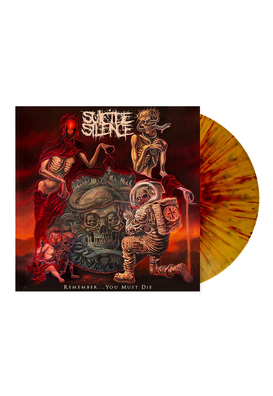 Suicide Silence - Remember...You Must Die Ltd. Gold w/ Blood Red - Splattered Vinyl | Neutral-Image