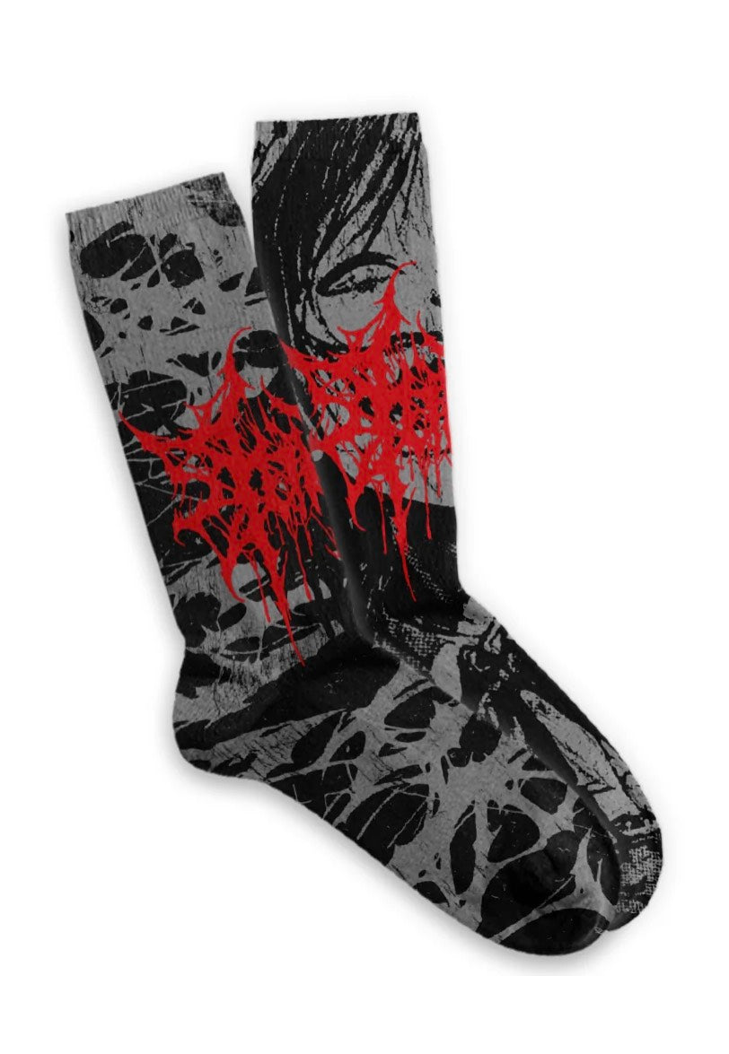 Stay Cold Apparel Grinfrost Black Socks | Neutral-Image