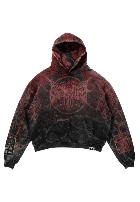 Stay Cold Apparel - Oathbound Heavy Oversized Black/Red - Hoodie | Men-Image