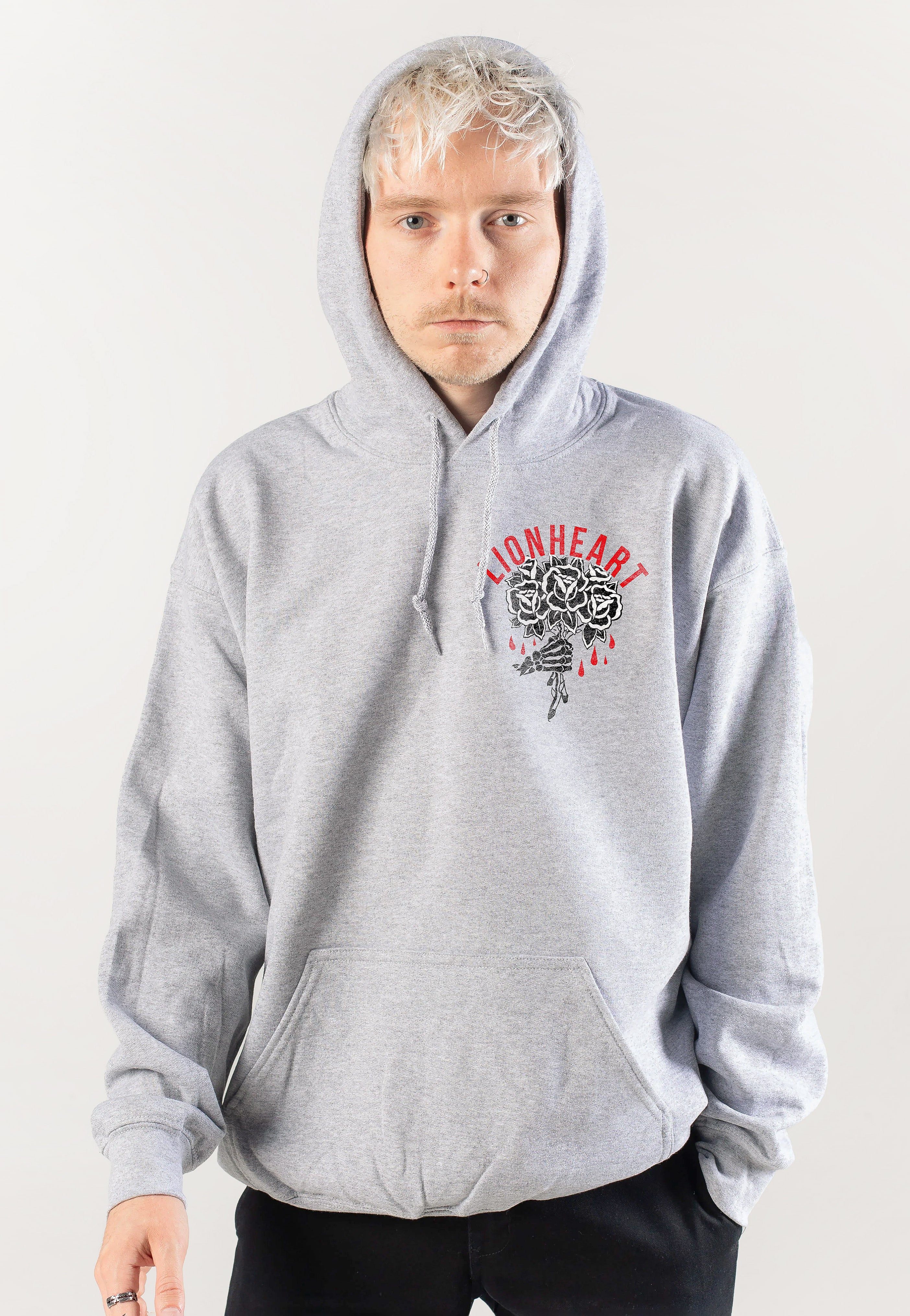 Lionheart - Roses Sportsgrey - Hoodie | Men-Image