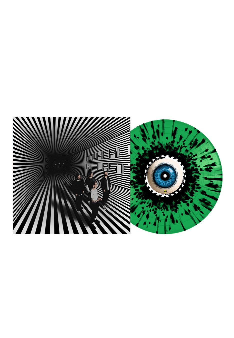 Broadside - Nowhere, At Last Kelly Green w/ Heavy Black - Splattered Vinyl | Neutral-Image