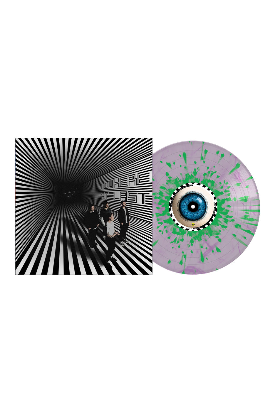 Broadside - Nowhere, At Last Purple Smoke w/ Green - Splattered Vinyl | Neutral-Image