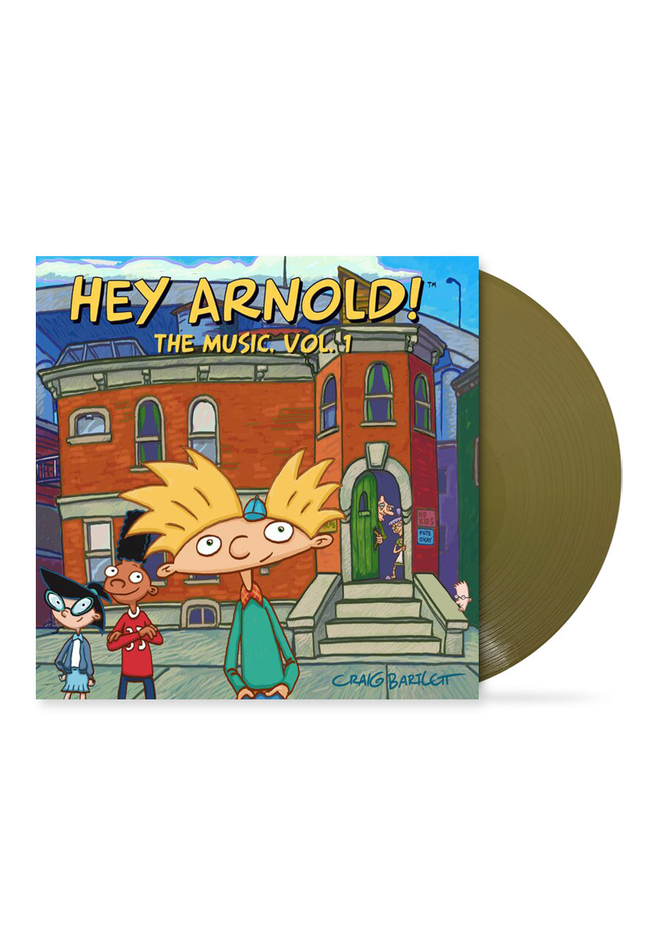 Hey Arnold - Hey Arnold! The Music, Vol.1 (Jim Lang) Ltd. Gold - Colored Vinyl | Neutral-Image