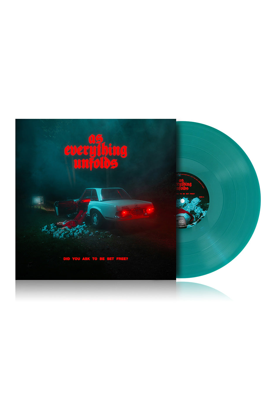 As Everything Unfolds - DID YOU ASK TO BE SET FREE? Transp. Petrol Green - Colored Vinyl | Neutral-Image