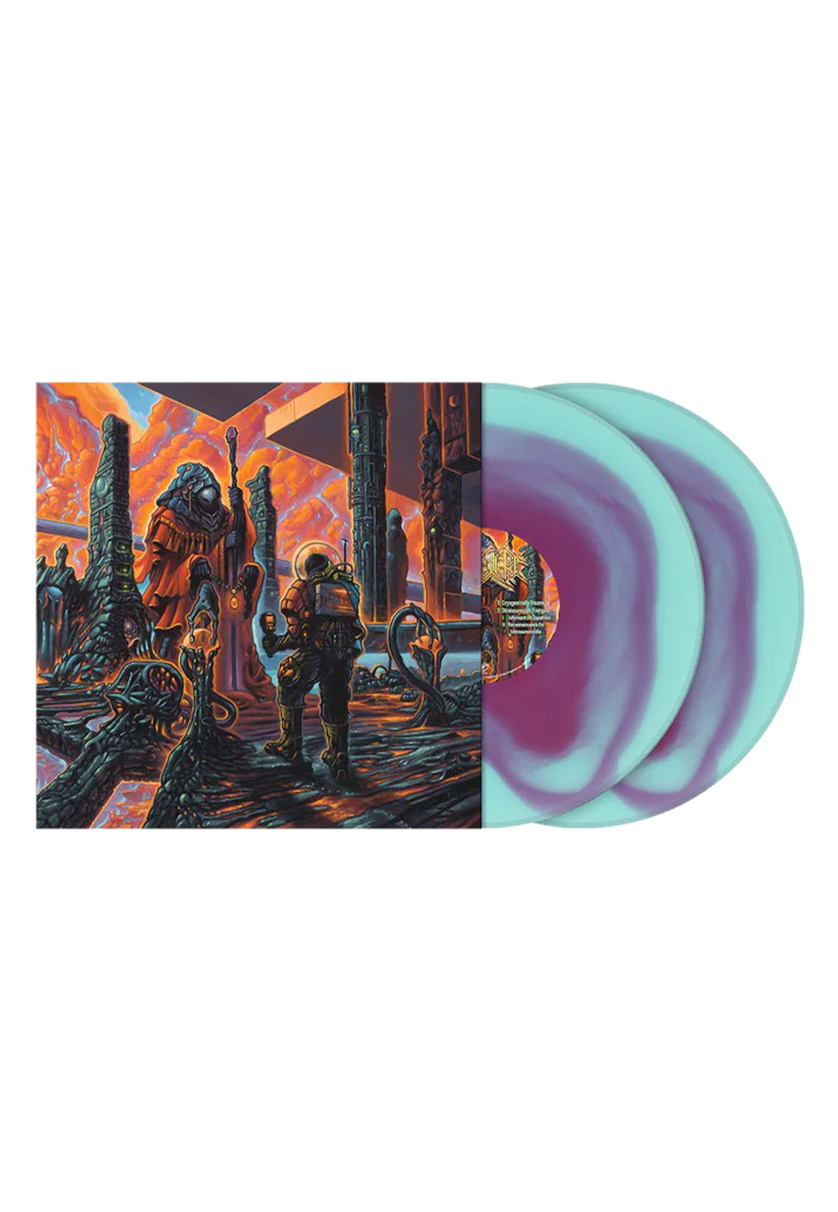 Cryptic Shift - Overspace & Supertime Ltd. Ice Cauldron Blue - Colored 2 Vinyl | Neutral-Image