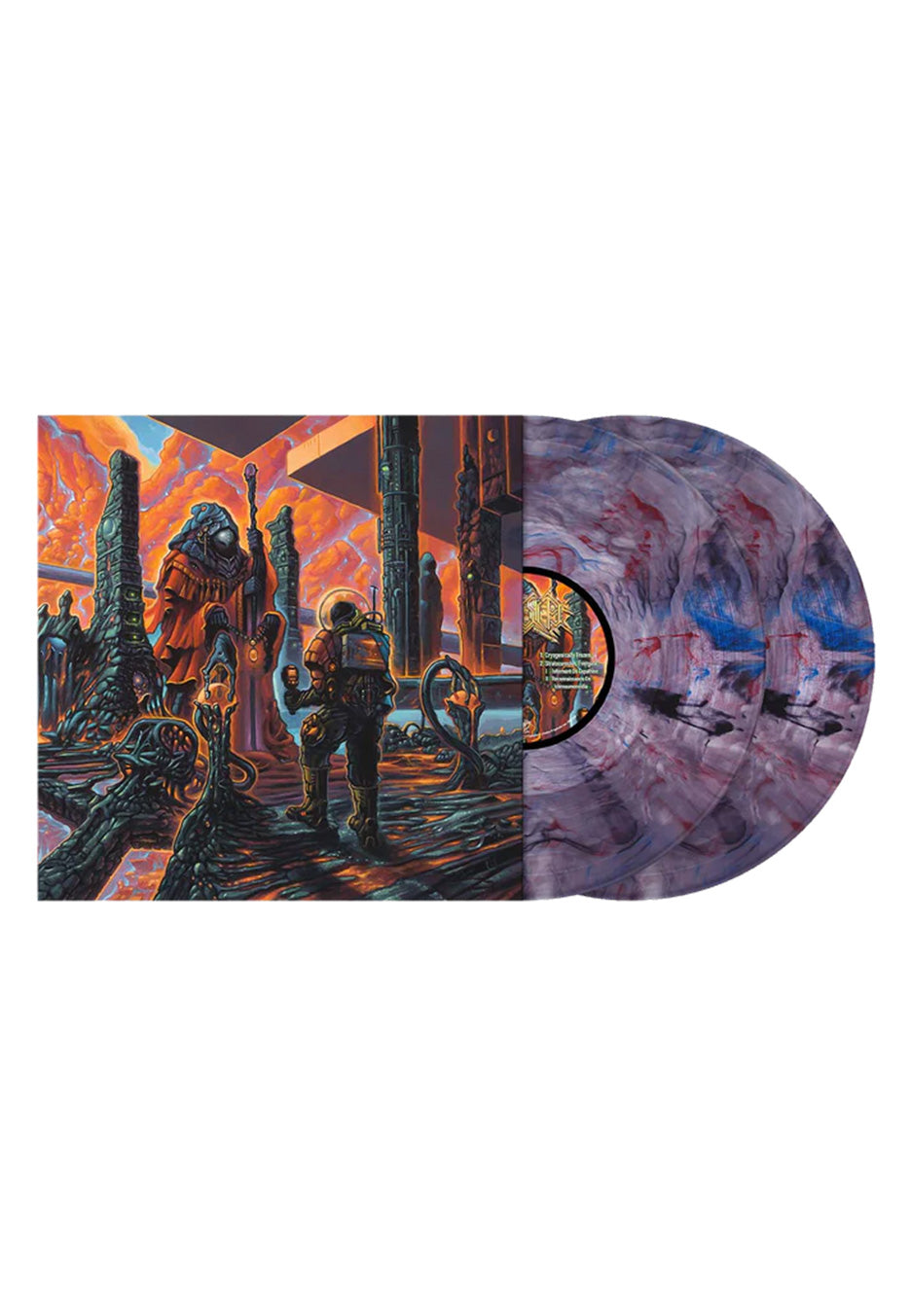Cryptic Shift - Overspace & Supertime Ltd. Ancient Storm Swirl - Colored 2 Vinyl | Neutral-Image