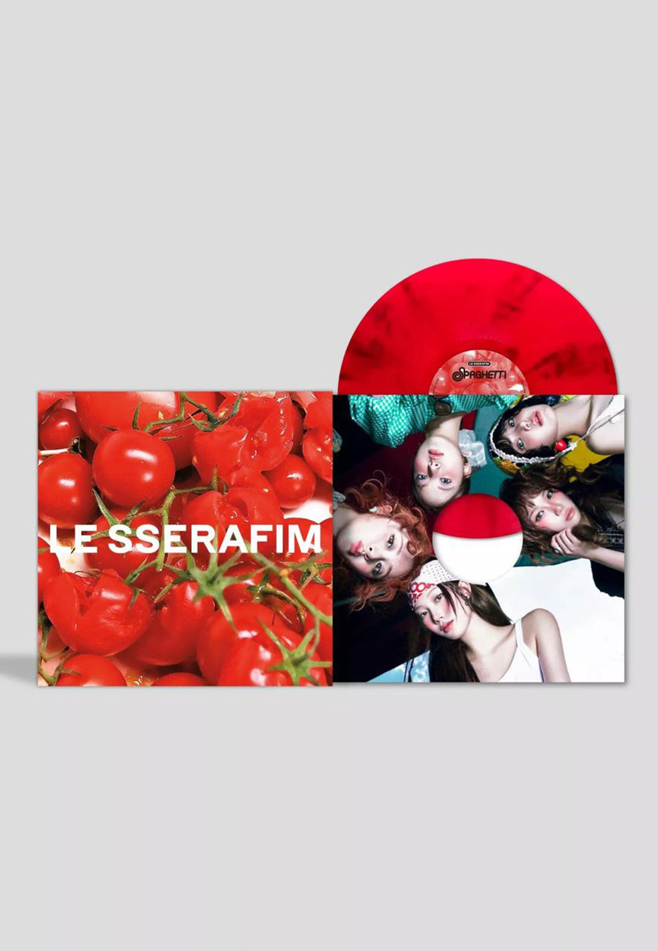 Le Sserafim - Spaghetti Ltd. Tomato Red - Colored Vinyl | Neutral-Image