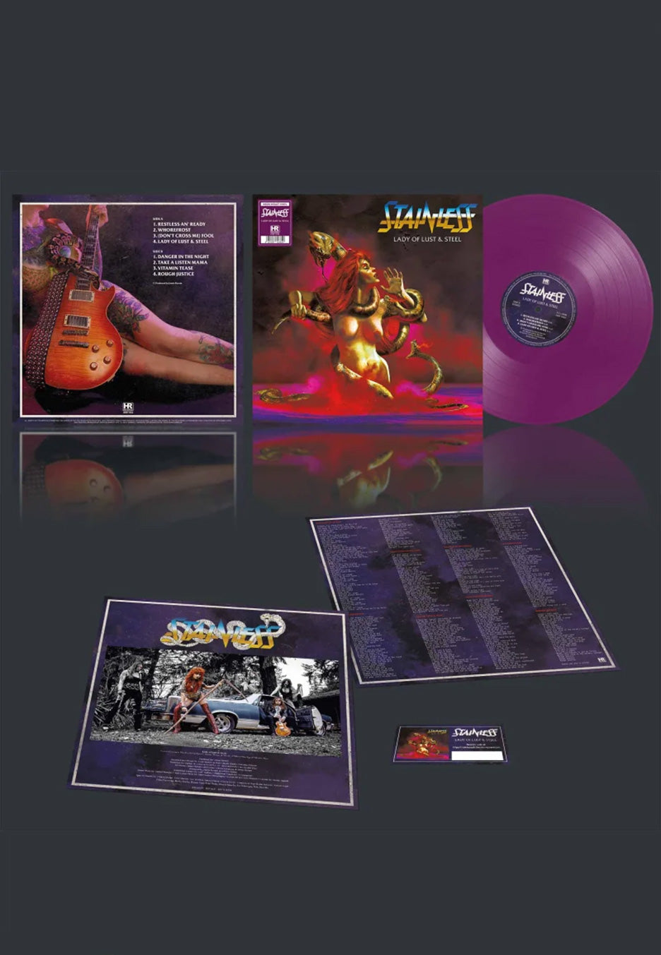 Stainless - Lady Of Lust & Steel Ltd. Neon Violet - Colored Vinyl | Neutral-Image