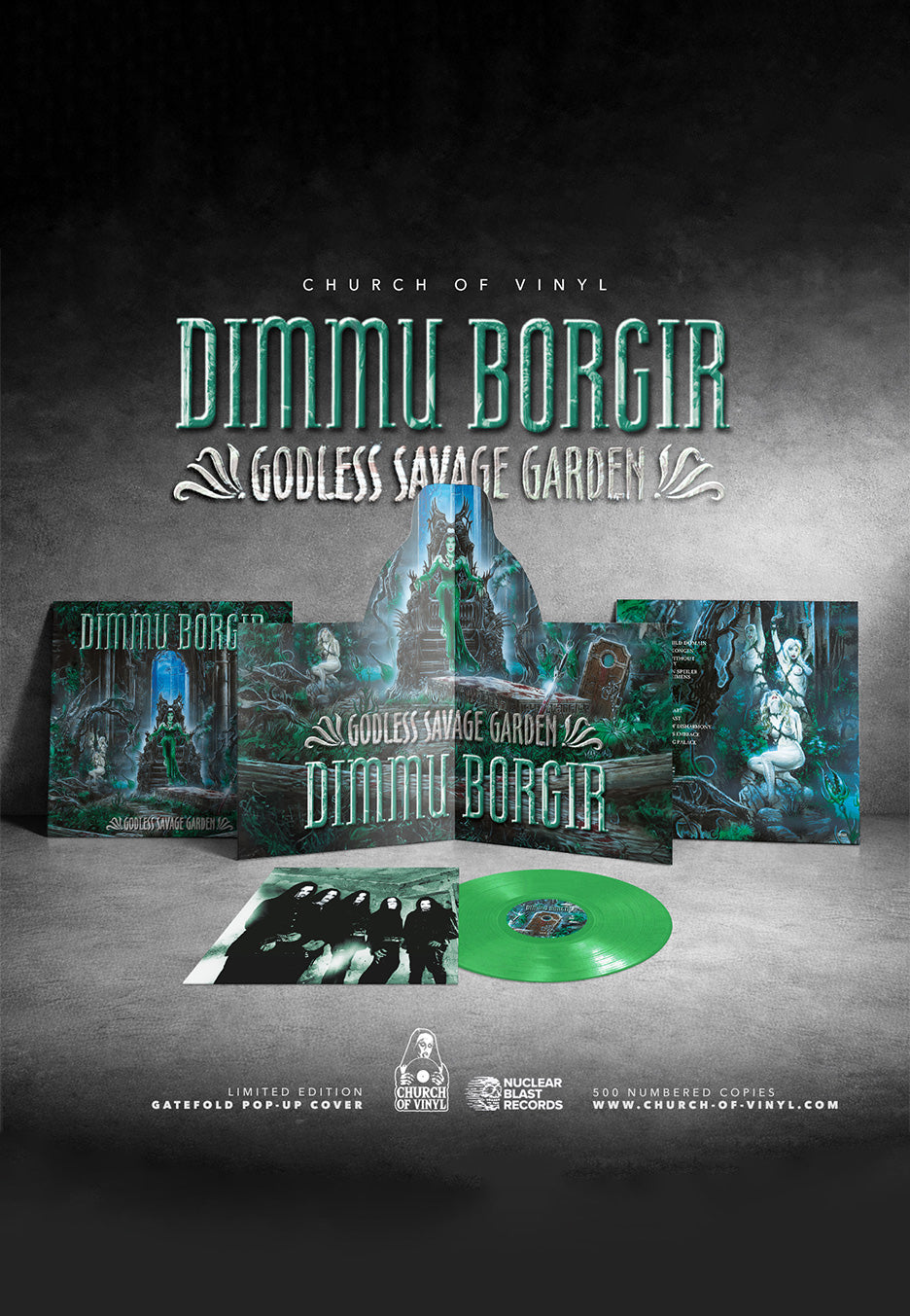 Dimmu Borgir - Godless Savage Garden Ltd. Green - Colored PopUp Vinyl | Neutral-Image