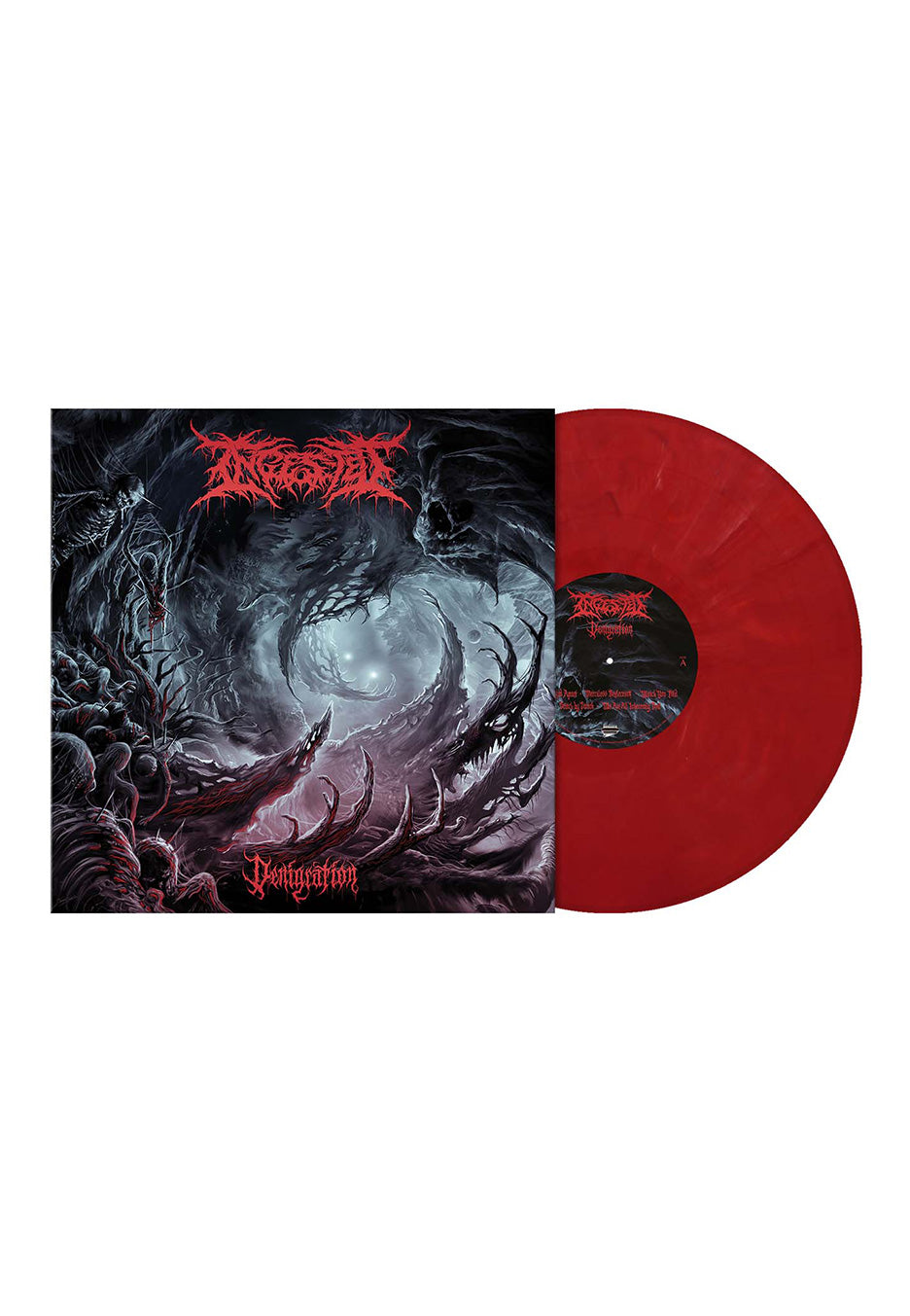 Ingested - Denigration Red - Marbled Vinyl | Neutral-Image