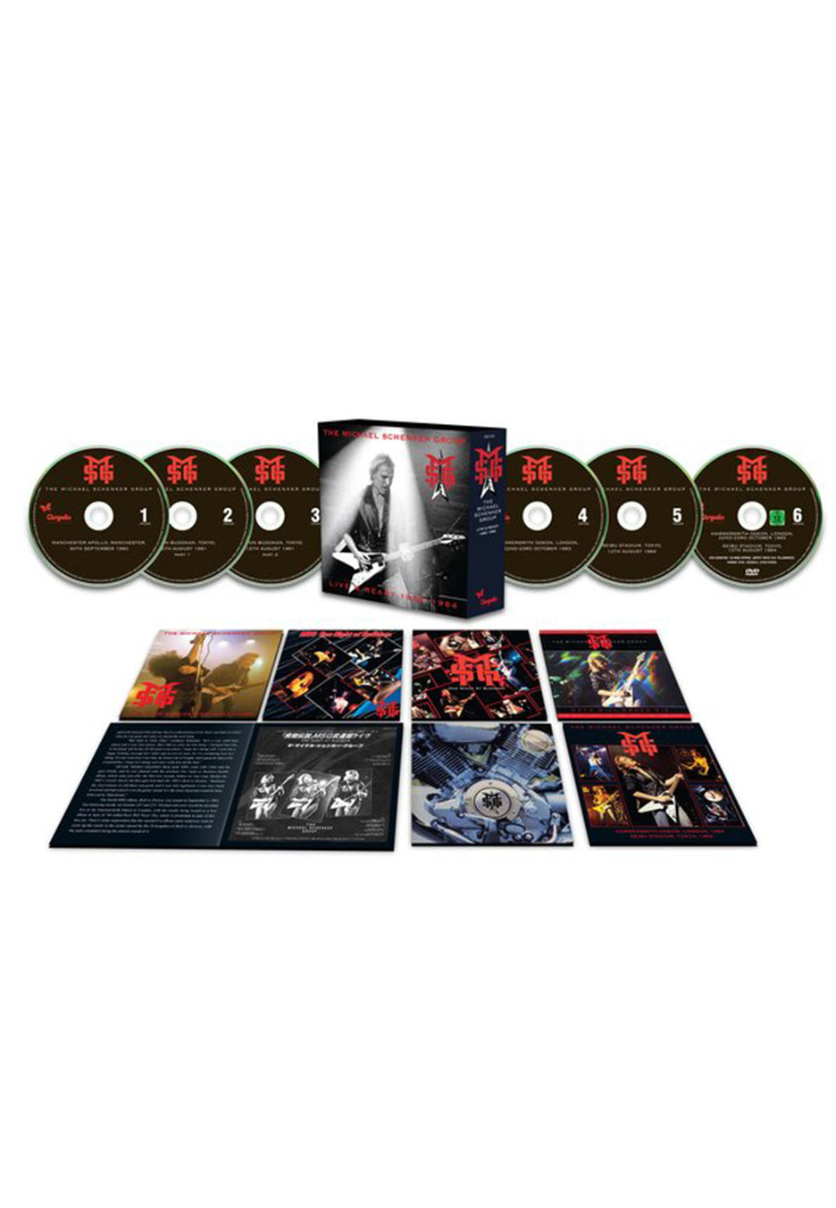 Michael Schenker Group - Live & Ready The Best Of MSG Live 1980-1984 - 5 CD + DVD Boxset | Neutral-Image